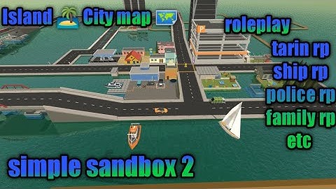 Island City map tutorial roleplay simple sandbox 2 wow #viral