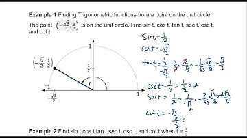 Math 127 7-3 Finding Exact Values of Trig Functions