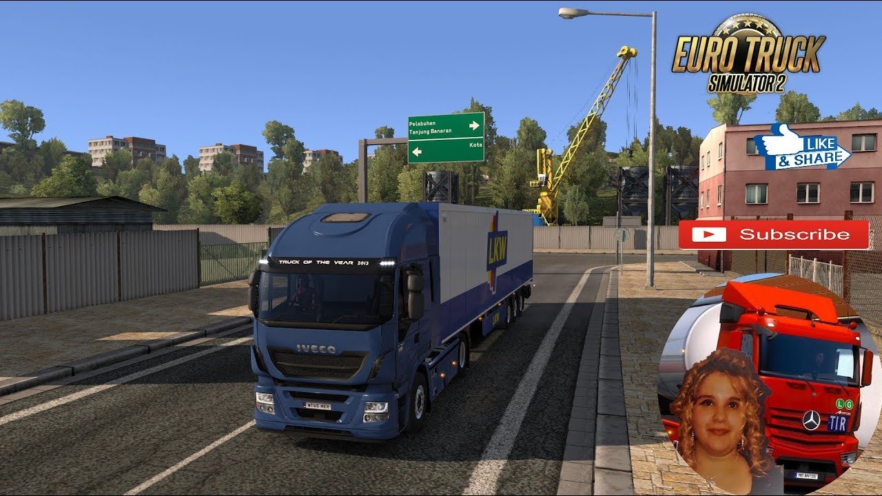 Euro Truck Simulator 2 (1.34) PJ Indo Map addon v2.6 by Septian_MR Iveco Hi Way + DLC's & Mods
