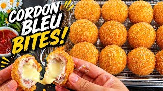 AUTO NAGIH!! CARA MUDAH BUAT CORDON BLEU BITES ISIANNYA LUMER LUARNYA KRISPI 