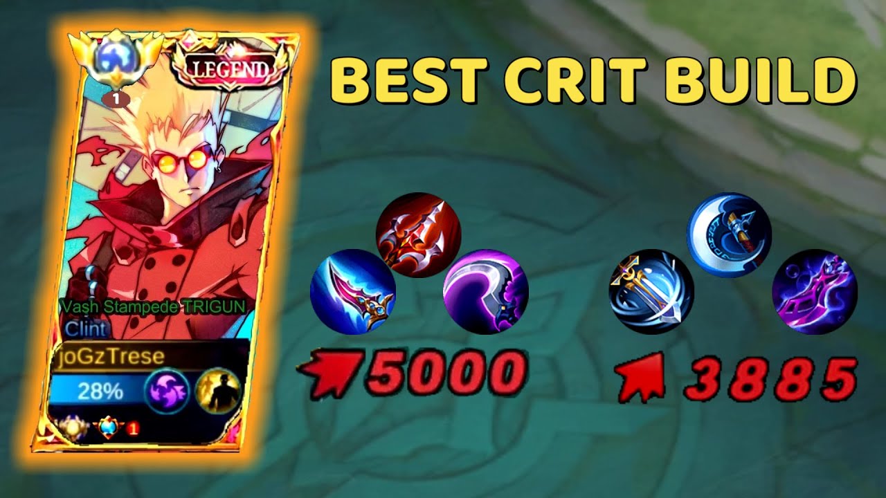 BEST CRIT BUILD FOR CLINT - HOW TO GET MASSIVE DAMAGE FOR CLINT ~ MLBB ...