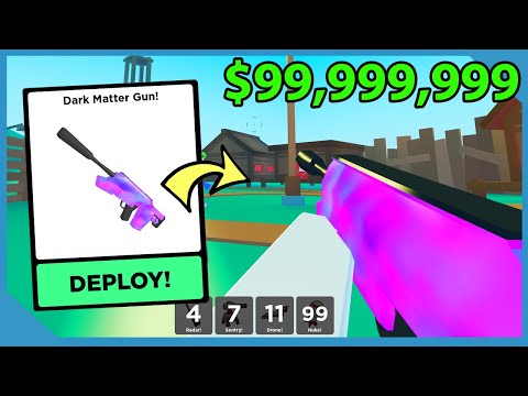 Buying The Dark Matter Gun For 30 000 Robux Becoming Op In Roblox Big Paintball Youtube - buying the dark matter gun for 30000 robux becoming op in roblox big paintball
