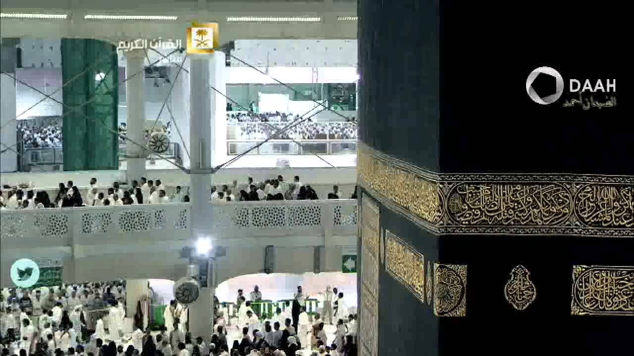 تلاوة تفوق الوصف للشيخ ياسر الدوسري في صلاة التراويح  ليلة 12 رمضان 1436 ( يوسف58-الرعد18)تلاوة