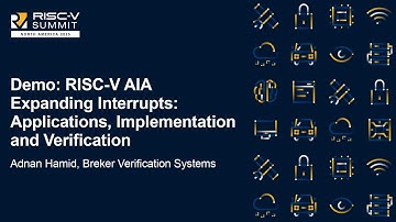 Demo: RISC-V AIA Expanding Interrupts: Applications, Implementation and Verification - Adnan Hamid