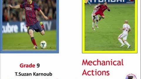 Grade 9 lesson Mechanical action Video 1