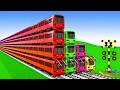 【踏切アニメ】あぶない電車 TRAIN 2026 Climping Pynamid | Railroad Crossing Animation #train #1million