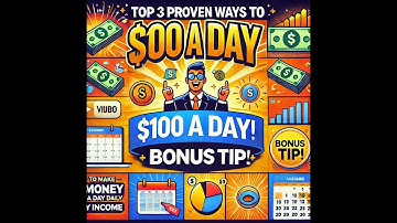 Top 3 Proven Ways to Make $100 a Day in 2024 Beginner-Friendly! + Bonus Tip || Anusha Dhulipala