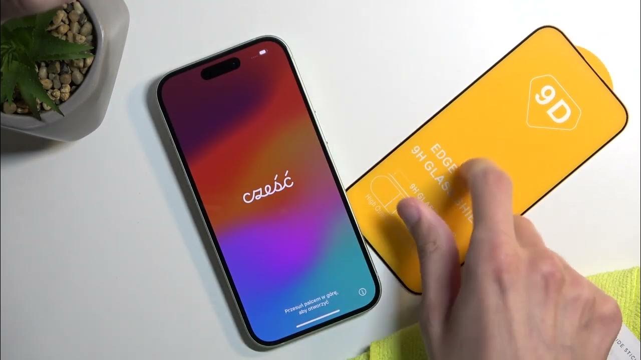 How to Put Tempered Glass on iPhone 15 Apply Screen Protector on