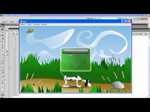 Flash CS5 Intermediário Avançado - Jogo Duck Hunter- Aula 32