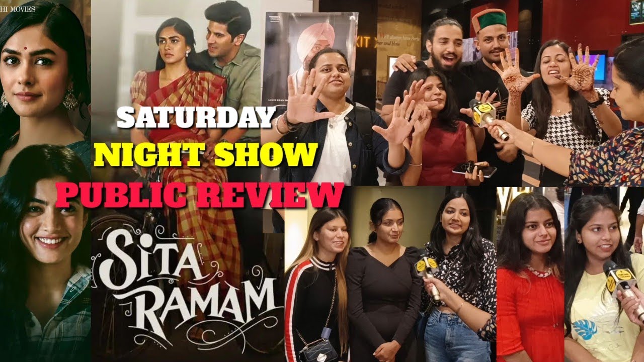 Sita Ramam Saturday Night Show Public Review Sita Ramam Public