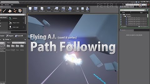 Unreal Engine 4 Flying AI Project Path Following