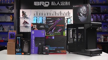 「BRO」4K Water Cooled PC Build Cooler Master MasterFrame 360 Tokyo Ghoul. #pcbuild  酷冷至尊MF360 东京食尸鬼手办