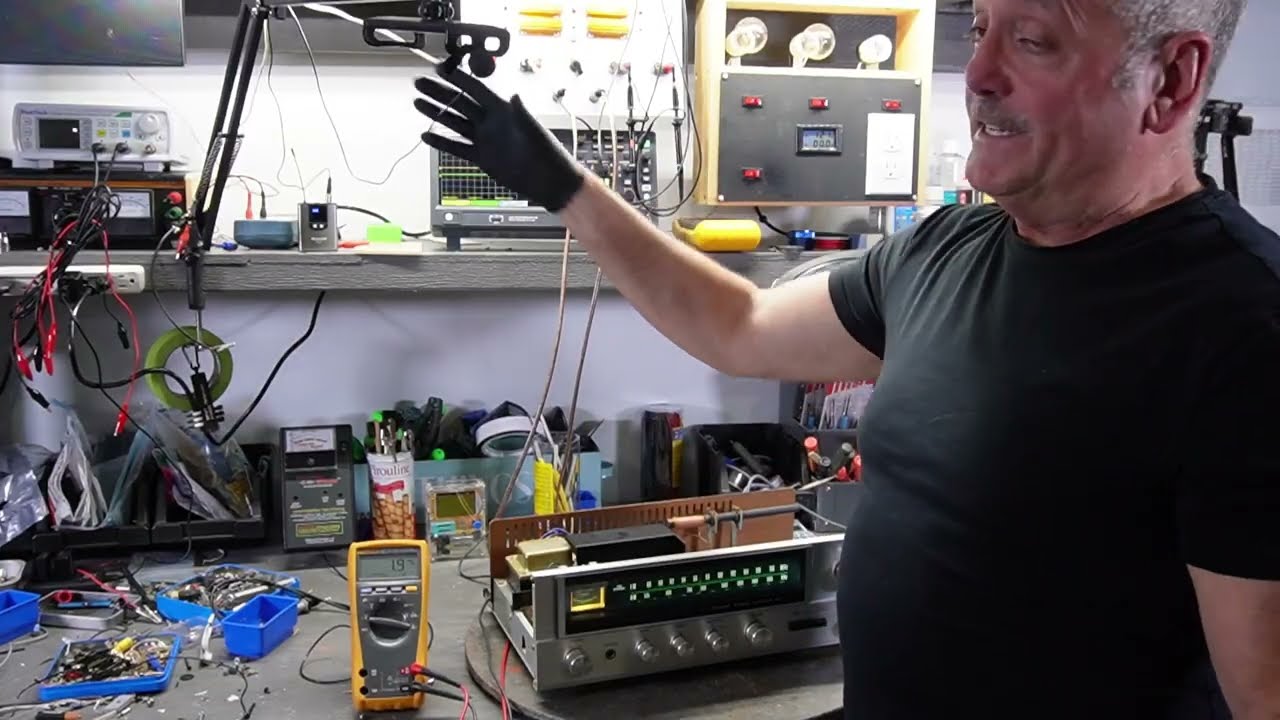 Sansui 221 in for service - YouTube