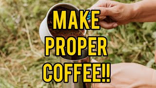 How To Make Cowboy Coffee