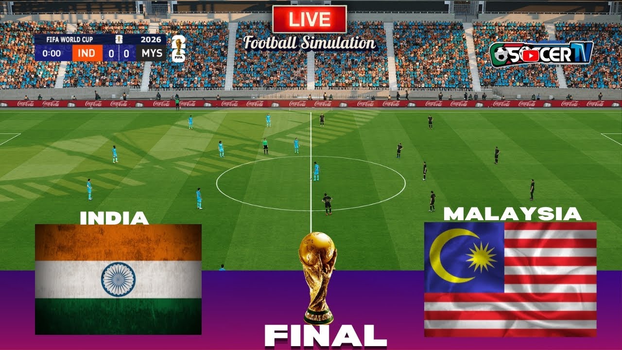 Malaysia vs. India - FIFA World Cup 2026 Final USA Featuring Chhetri, Chhangte in PES Gameplay on PC
