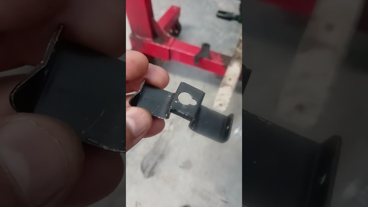 Tampa fla mini bike life. Being creative making a brace for the chain tensioner 