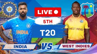 Live: India vs West Indies 5th T20, Florida | IND vs WI 5th T20 Live Scores & Commentary livescore