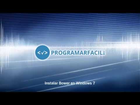 Video: ¿Cómo ejecuto la instalación de Bower?