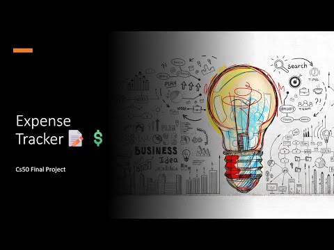 CS50x Final Project - Expense Tracker
