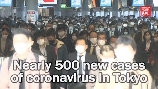 Tokyo reports record daily high 493 cases of COVID-19