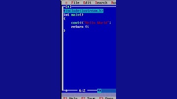 Hello World Program | Turbo c++ | C++ hello world program | C++ tutorial | #C++