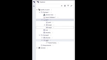 Move Elements in Explorer | SysON 2025.2 | Raw Demo