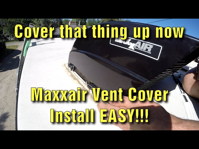 Installing the MAXXAIR 00-955002 Black Fanmate Cover with Ez Clip