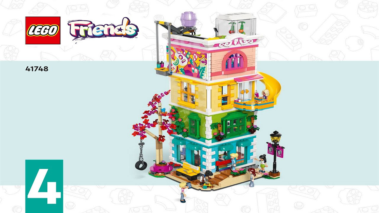 The Rainbow 🌈 Community Centre is complete! Lego Friends build