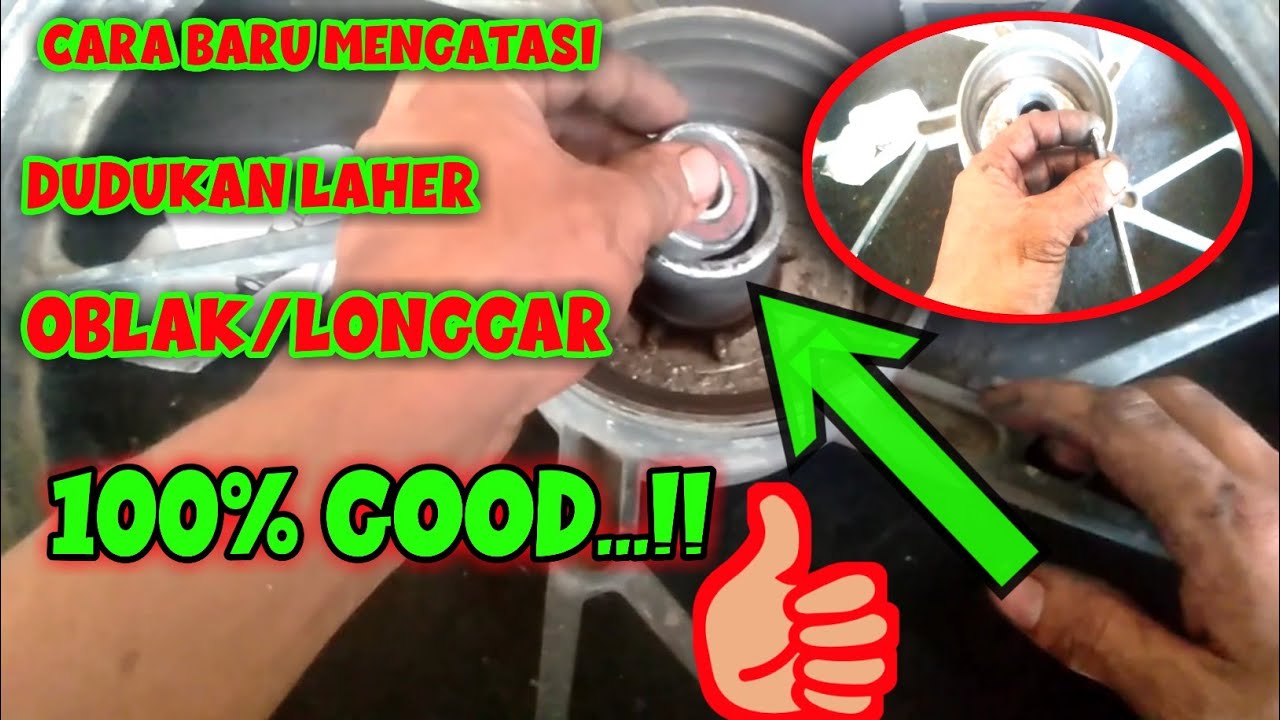 Cara mengatasi rumah bearing tromol oblak YouTube