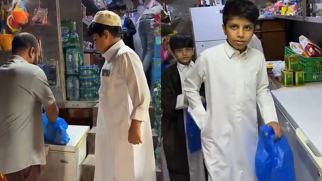 وقفوا بنص الطريق ونزلوا الشباب خلصوا البقاله 😂 #فراج_قزيع_السهلي سنابات فراج قزيع السهلي