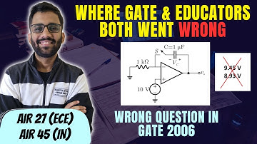 GATE 2006 Integrator Based Question ECE || PrepFusion || Himanshu Agarwal