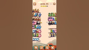 BIRD SORT 2 COLOR PUZZLE GAME🐦      LEVEL 173