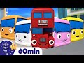 10 Little Buses | +More Nursery Rhymes for Babies | ABCs and 123s | Little Baby Bum