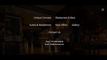 Interactive menu animation using Html,CSS & JQuery Greensock