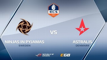 CS:GO - Ninjas in Pyjamas vs Astralis - Map 2 [Nuke] - ECS Season 4 Europe