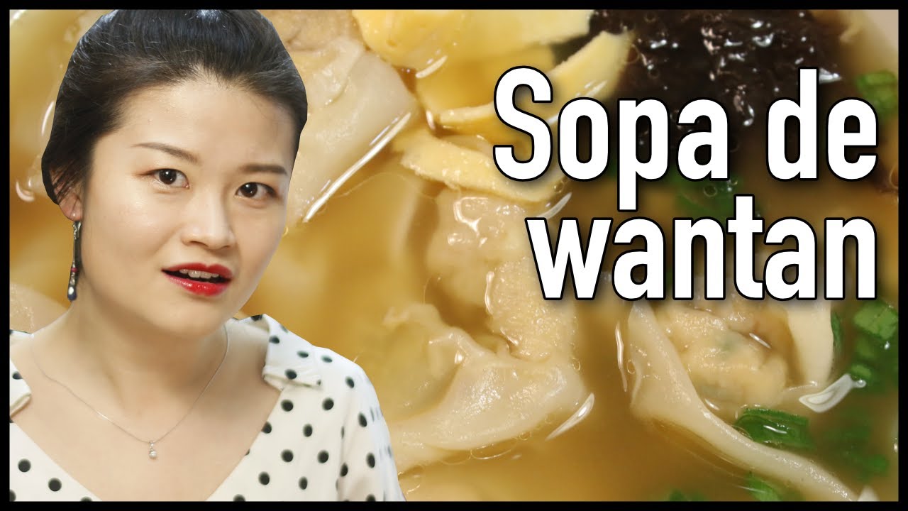 Receta fácil de SOPA de WANTAN/ WONTON