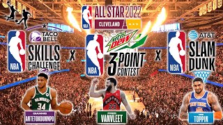 NBA SKILLS CHALLENGE X 3 POINT CONTEST X SLAM DUNK CONTEST LIVE WATCHALONG | ALL-STAR WEEKEND