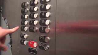 Haughton (Modernized by Otis) Traction Service Elevator @ Liberty Tower, South Bend, IN