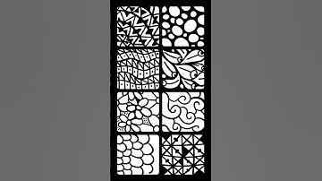 8 Easy Zentangle Patterns for Beginners