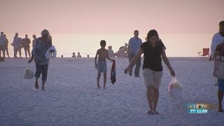 A warm Christmas on Clearwater Beach