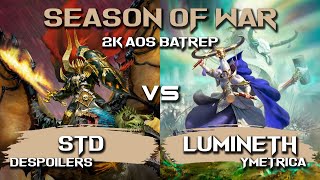 Slaves to Darkness vs Lumineth - Age of Sigmar Battle Report