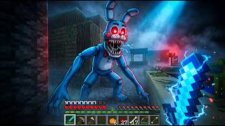 O COELHO AZUL ASSUSTADOR INVADIU A VILA! – Minecraft (Atividade Sobrenatural / FNAF)