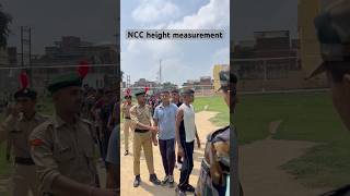 Ncc height measurement #ncc #army #viralvideo #shortsfeed #shortsviral #viral #video #shorts