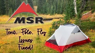MSR Tent Pole & Fly Fixes