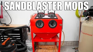 Tips to Make Your Cheap Sandblaster Perform BETTER // Harbor Freight Blast Cabinet