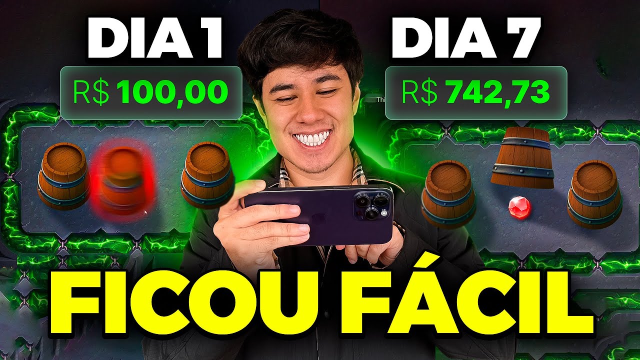 JOGO DO COPINHO COM HACK! TESTEI DURANTE 7 DIAS! LUCREI MUITO?!