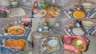 НАГОТОВИЛА НА ВСЮ НЕДЕЛЮ☺️, УЗБЕКСКИЙ СУП🍲 , ЗАПЕЧЕКЛА РЁБРА,ХИНКАЛ-БАНТИКИ, И Т Д ЛЮБИМЫЙ ВАСИЛЁК