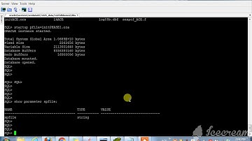 How to switch/create spfile from pfile in Oracle database.