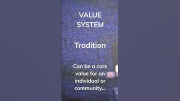 Core Values: Tradition #shorts #values #subscribe