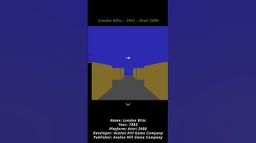 London Blitz - 1983 - Atari 2600 ( Atari VCS ) (Shorts) #game #atari #atari2600 #atarivcs #retrogame